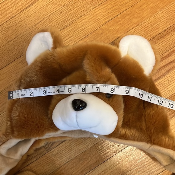 Brown Bear Plush Animal Winter Hat - Picture 8 of 8